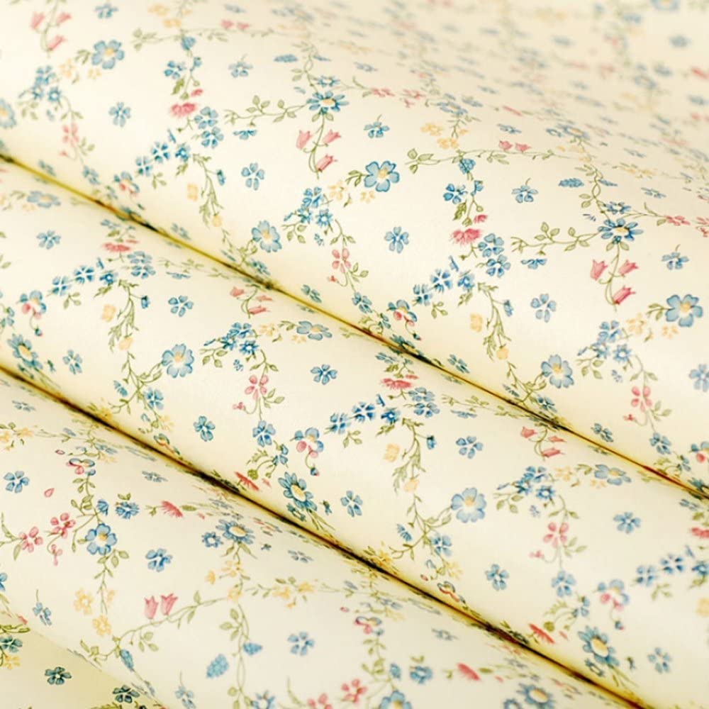 Kapok Fodera Autoadesiva Per Mensole E Cassetti - Motivo Floreale Giallo E Bianco, 45 Cm X 3 M, Rimovibile E Lavabile - 3