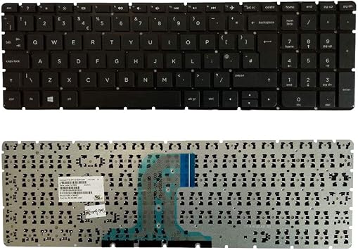 Laptop Replacement Keyboard Fit HP Pavilion TPN-C125 TPN-C126 15-AC 15-AF 15-AY 15-BA 250 G4 255 G4 256 G4 UK Layout
