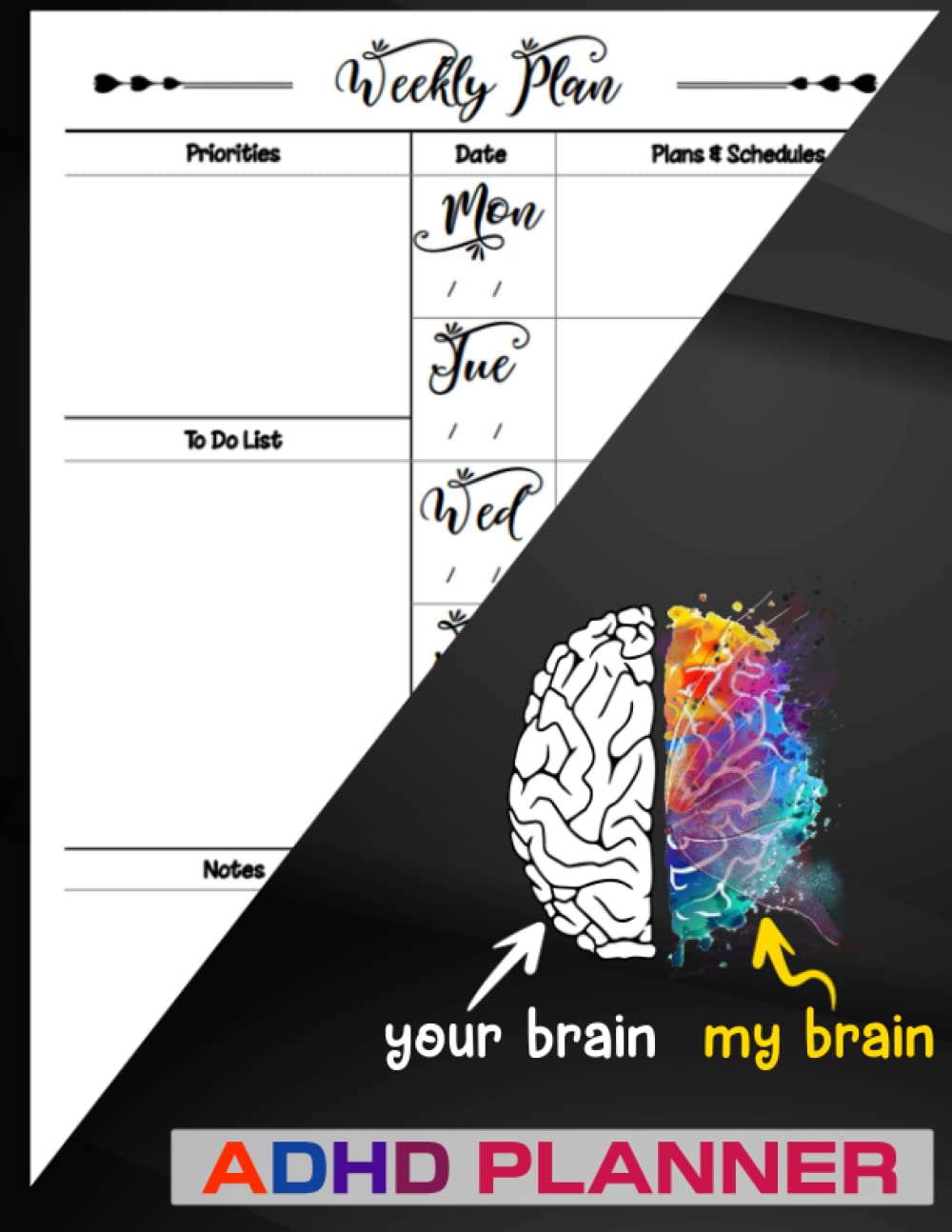 ADHD Planner: The Monthly Weekly Daily Schedule Organizer Tracker Journal For ADHD Disorganized People thumbnail