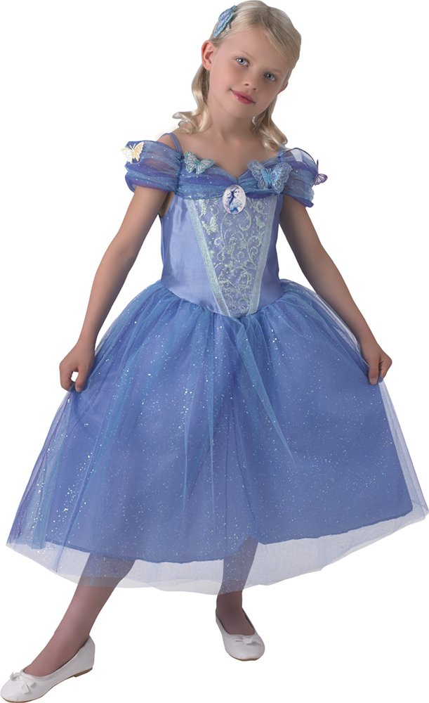 Rubies 620393 - Costume da Cenerentola Live Action con scarpe, per bambini