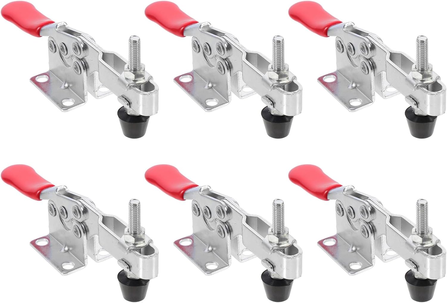10pcs Quick Clamp Downward Pressing Horizontal Toggle Clamps for Woodworking and DIY Holding Assistance