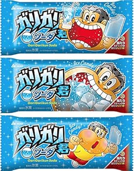 ガリガリ君@スピード発送 Amazon.co.jp: 赤城乳業 ガリガリ君ソーダ 105ml×66本入 【 (32本+1本