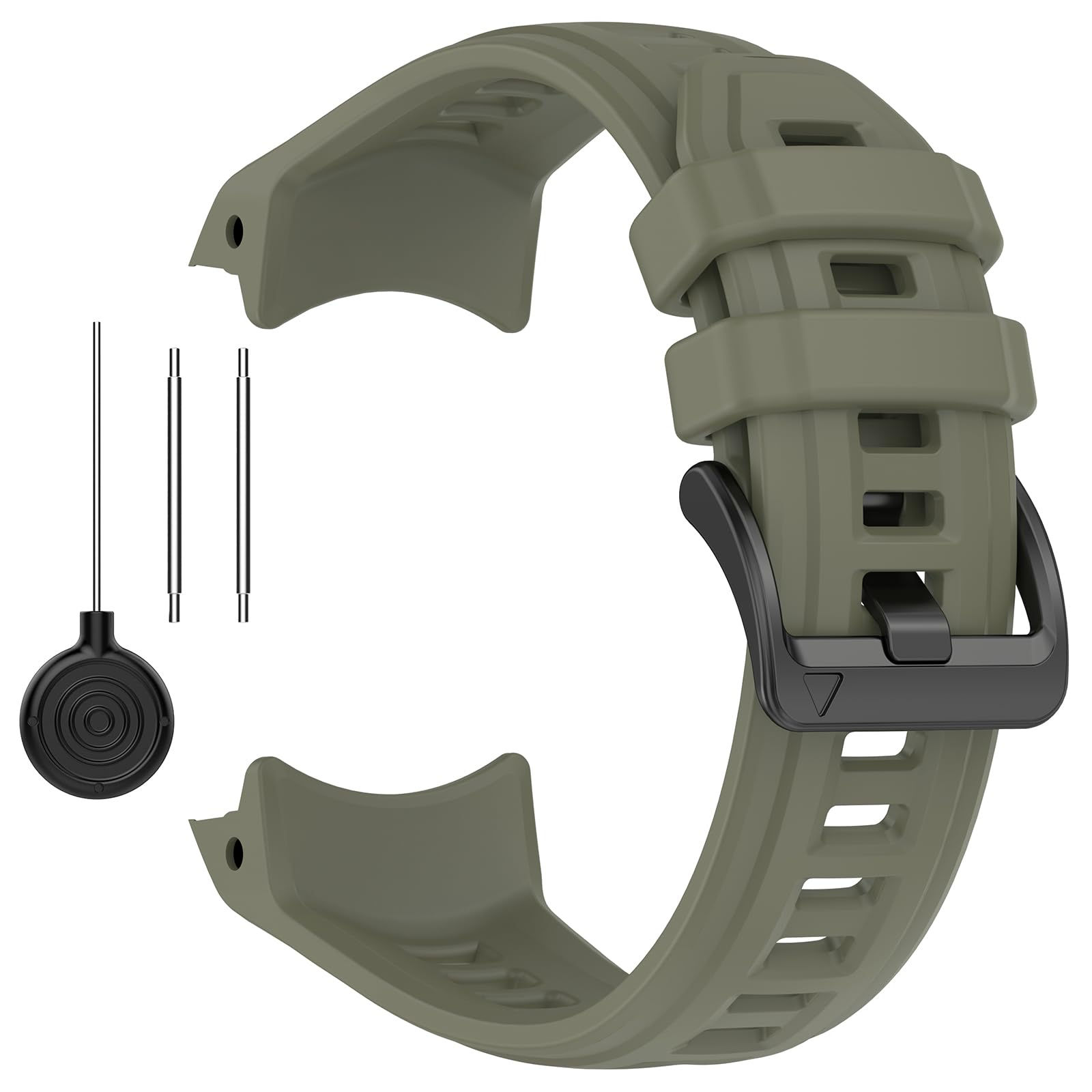 Gittos 22mm Ersatz-Armband Silikon Kompatibel mit Garmin Instinct 3 45mm