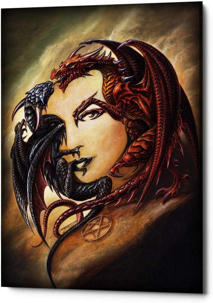 Epic Graffiti 'Morgan Theomachia' by Alchemy, Canvas Wall Art, 18"x26"