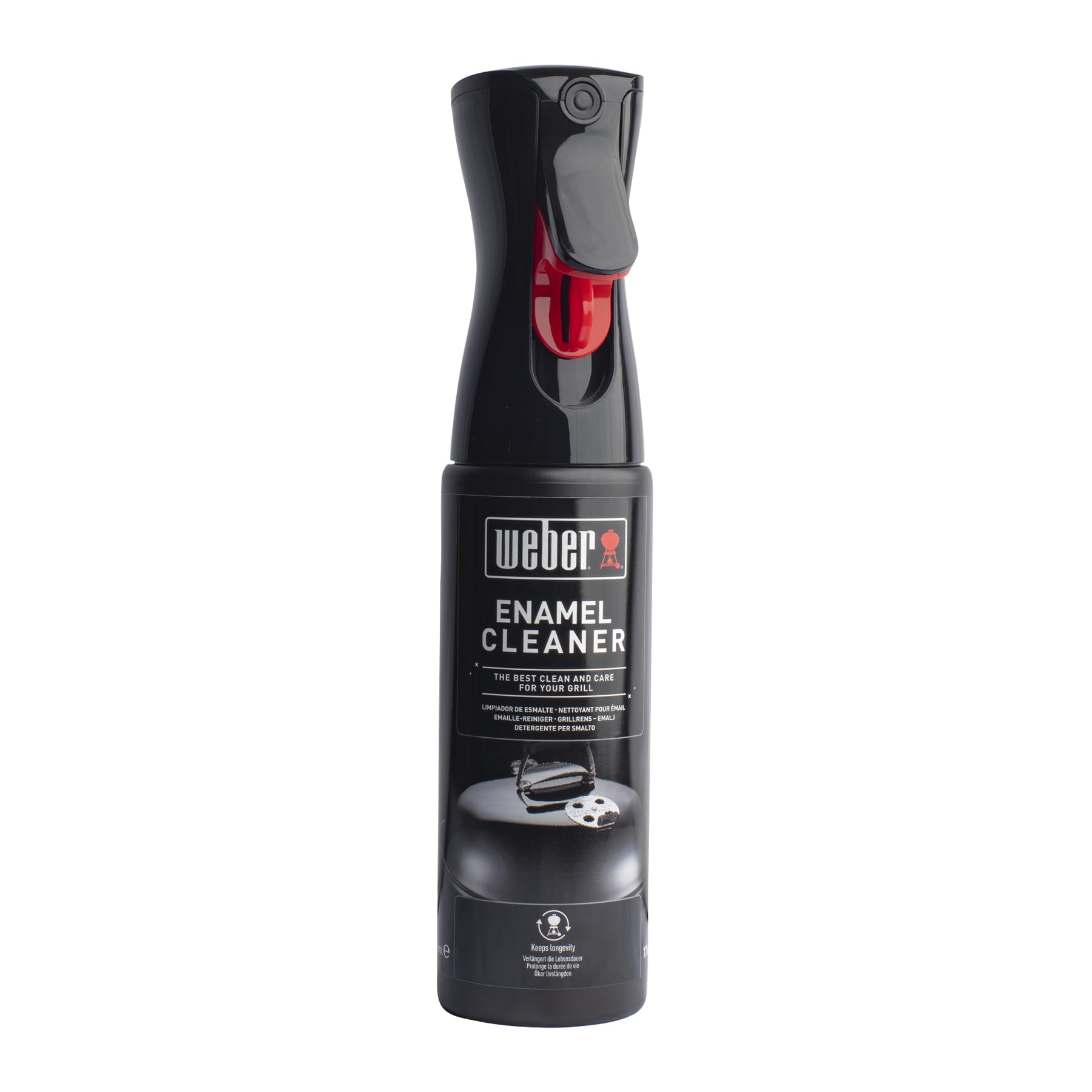Enamel Cleaner/BBQ Cleaning Spray, Protects Enamel Barbecue Surfaces, Removes Grease, Dirt & Food Residue, 300 ml