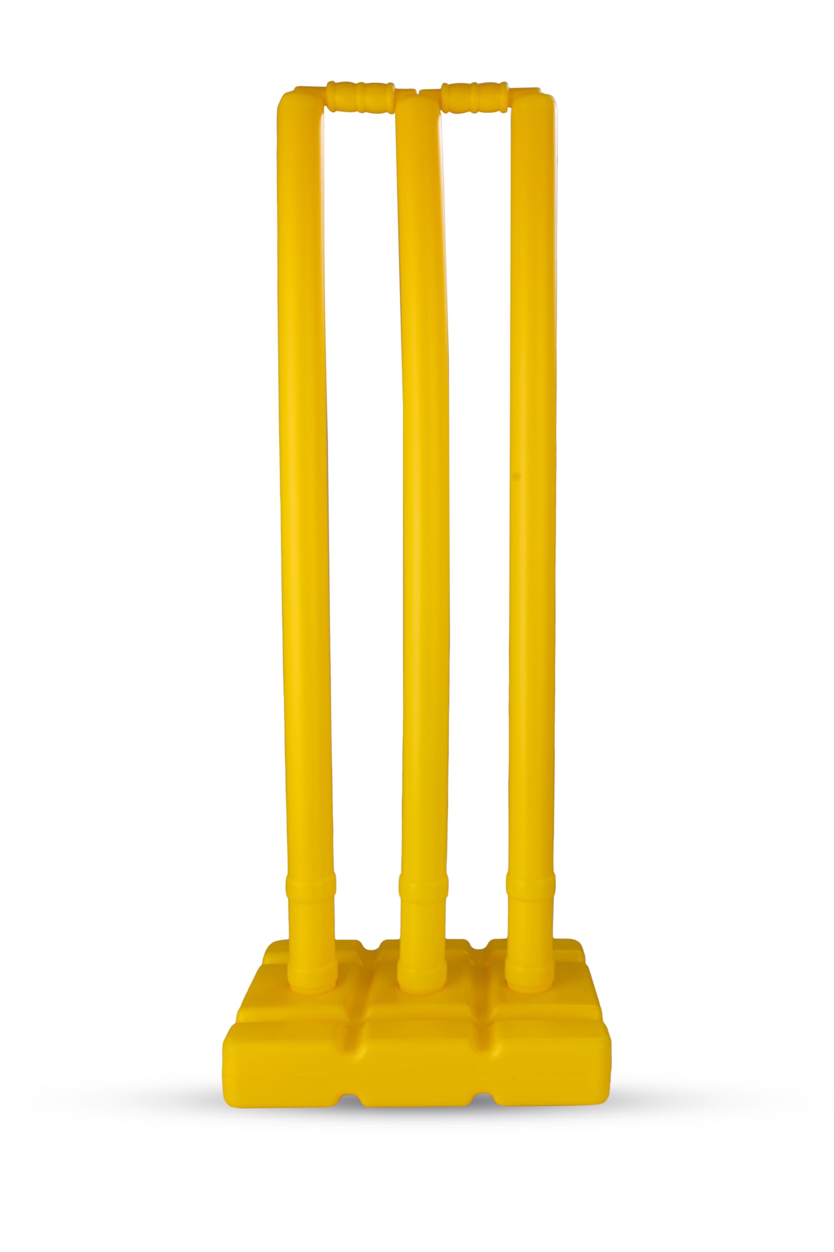 Aero Cricket Stumps with Stand Cricket Kit Plastic Wickets for Cricket Standard Wickets for Cricket Ground, Match, Tournament Stump with Stand & Bails- Plastic Wickets Set-image-29