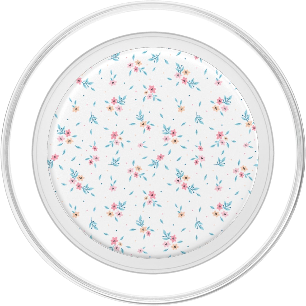 Coquette Aesthetic Cute Ditsy Floral Feminine Aesthetic PopSockets MagSafe PopGrip for iPhone