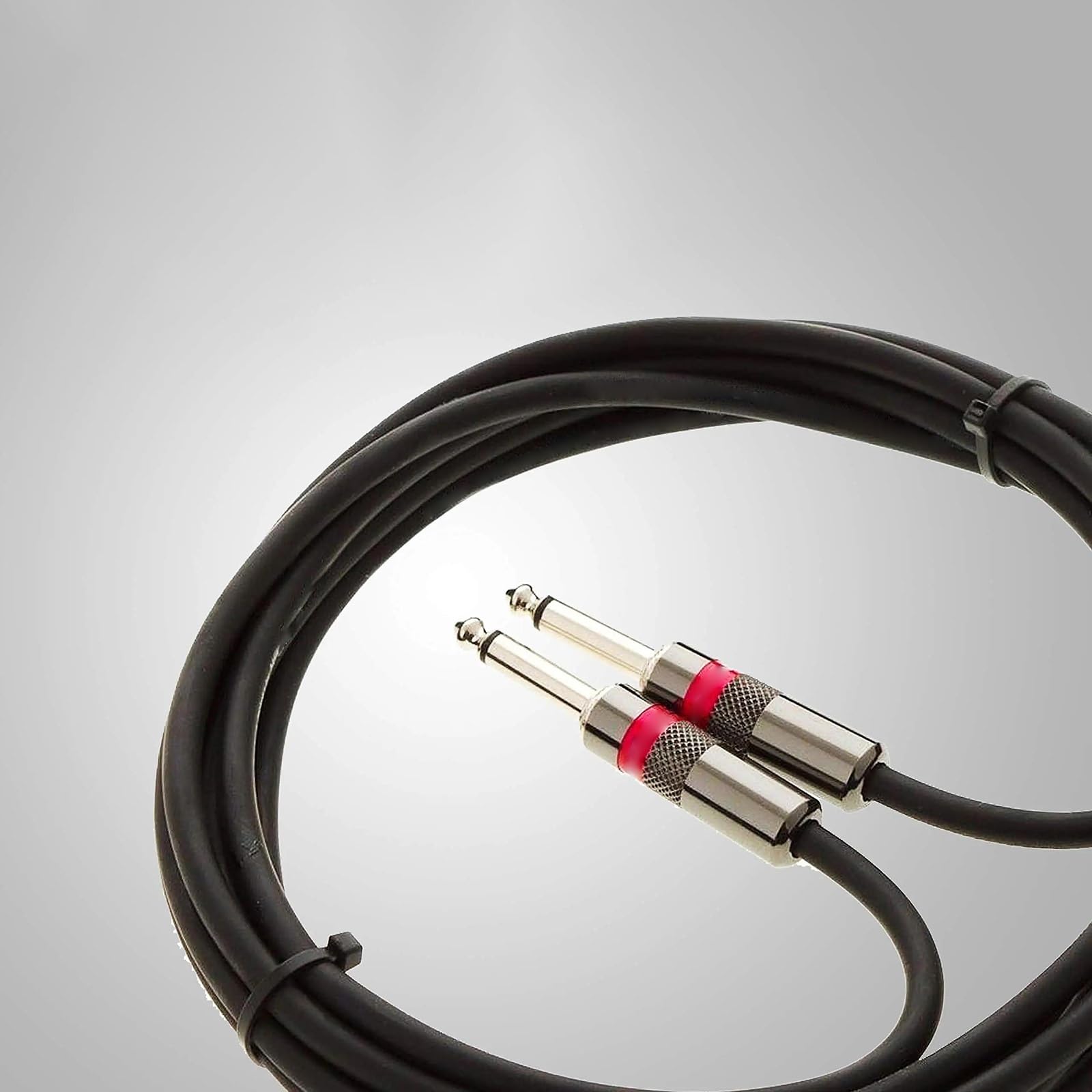 Professionnel Câble Audio Câble De Guitare À Réduction De Bruit Droit À Droit De 1,8 M 6,35 Mm Pour Console De Guitare Basse Et Câbles AMP