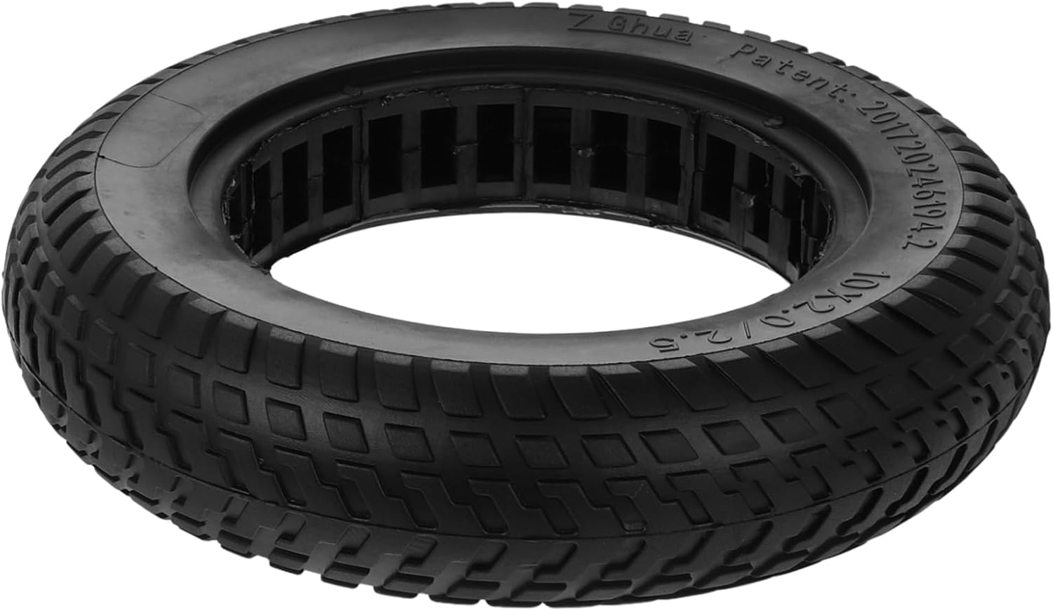 -puncture Honeycomb Rubber Tire for Electric Scooters Shock Absorbing Fit Easy Installation Compatible Various Models