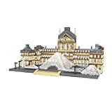 dOvOb Architecture Louvre Micro Building Blocks Set（2885PCS） - World Famous Architectural Model Toys Gifts for Kid and Adult