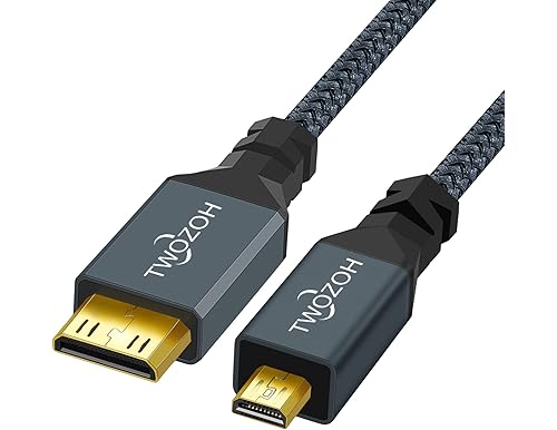 Micro HDMI to Mini HDMI Cable: Reliable Connectivity for High-Definition Audio-Video Transmission