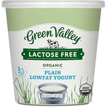 Green Valley Lactose Free Organic Lowfat Plain Yogurt, 24 Ounce