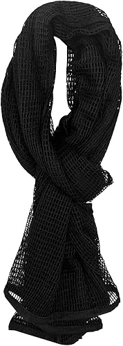 Vista 17 de GRVCN Velo de Francotirador Bufanda Táctica Red de Malla de Camuflaje Corporal Militar, Bufanda de Patrón de Camuflaje de Doble Cara