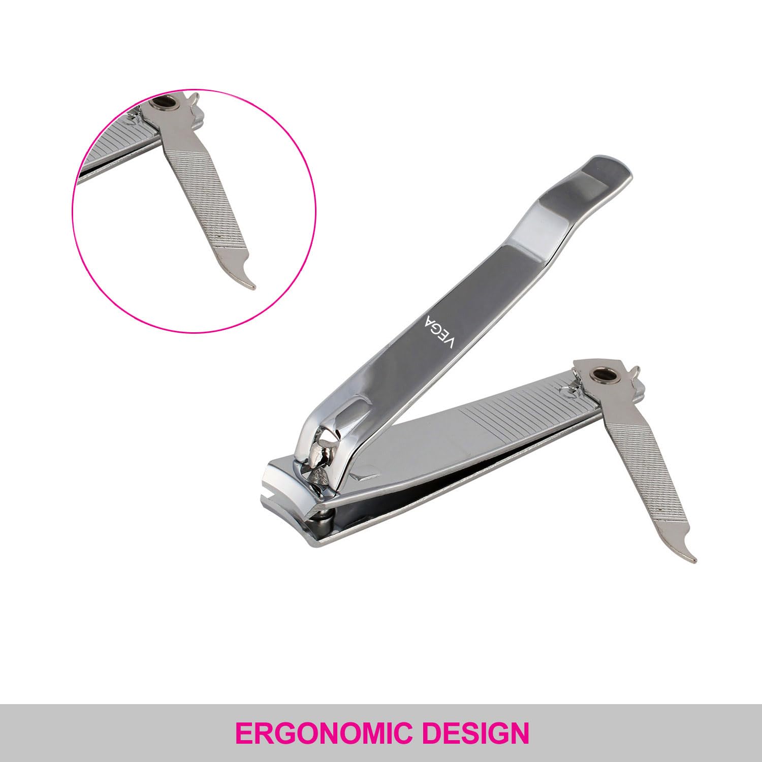 Vega Nail Clipper, Large, 1 Piece (Pack of 2) - Image 5 thumbnail