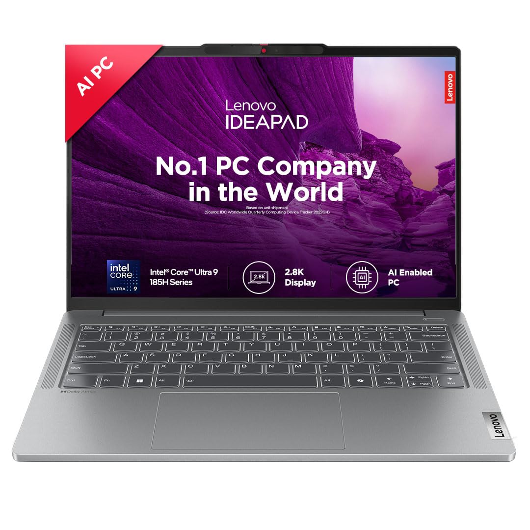 See full amazon price history chart for Lenovo IdeaPad Pro 5 Intel Evo Core Ultra 9 185H Built-in AI 14" (35.5cm) 2.8K-OLED 400Nits 120Hz Laptop (32GB/1TB SSD/Intel Arc GPU/Win11/MSO 21/FHD+IR Cam/1Yr ADP Free/Grey/1.4Kg), 83D2001GIN Lenovo IdeaPad Pro 5 Intel Evo Core Ultra 9 185H Built-in AI 14" (35.5cm) 2.8K-OLED 400Nits 120Hz Laptop (32GB/1TB SSD/Intel Arc GPU/Win11/MSO 21/FHD+IR Cam/1Yr ADP Free/Grey/1.4Kg), 83D2001GIN (B0CY2LDT1S) Amazon Price History, Amazon Price Tracker