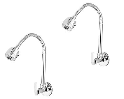 Desire Flexo Flexible Sink Cock Pillar Cock (Chrome) Set of -2