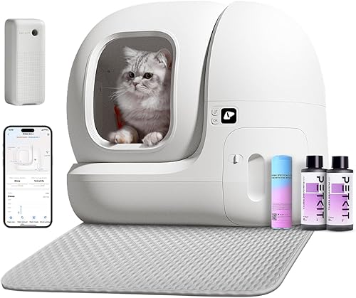 PETKIT New Version Pura Max Self-Cleaning Cat Litter Box with Large Capacity fr Multiple Cats xSecureOdor RemovalAPP Control Newest Automatic Cat