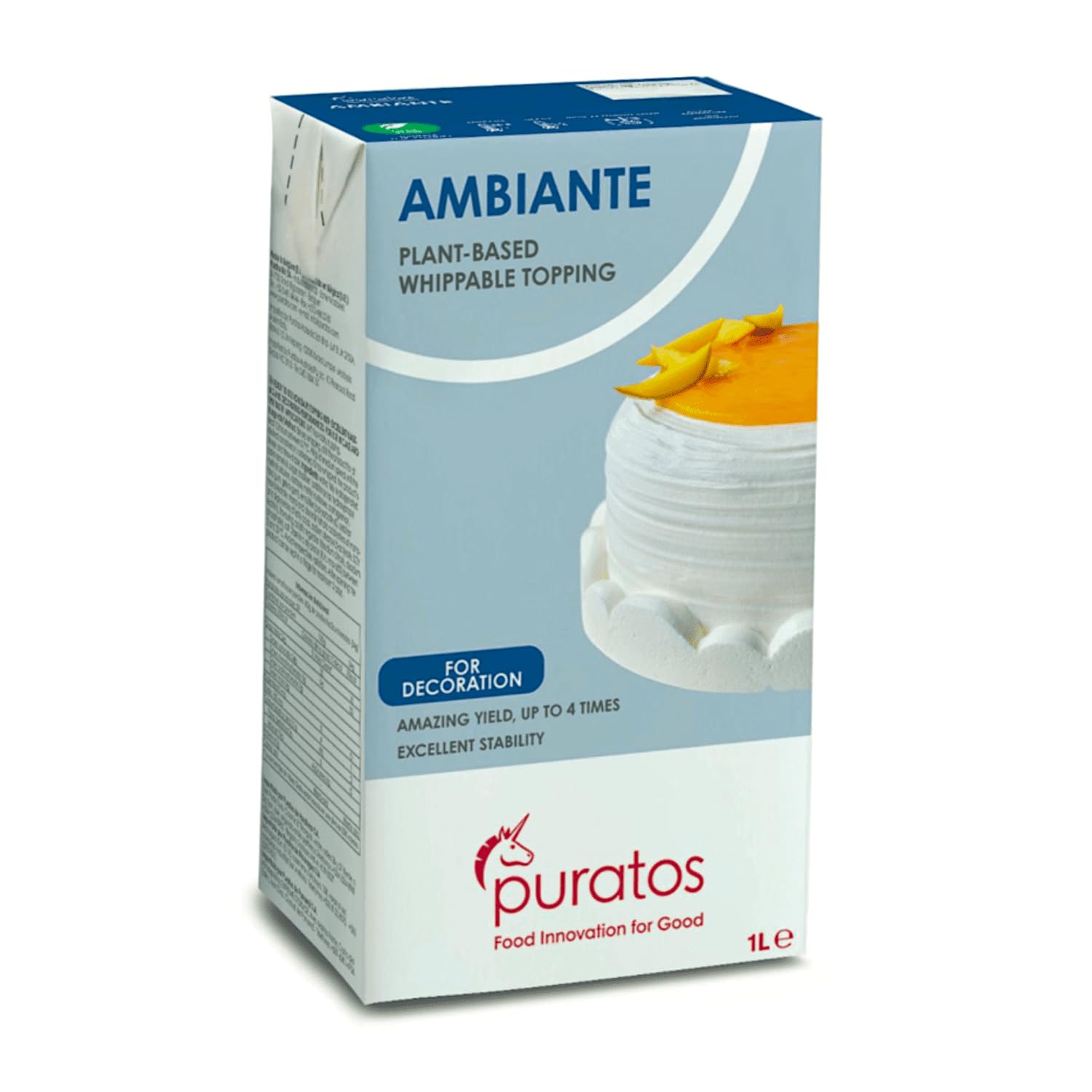 Nata vegetal Ambiante de 1 L, Puratos (Pack, 3, unidad) — view 4