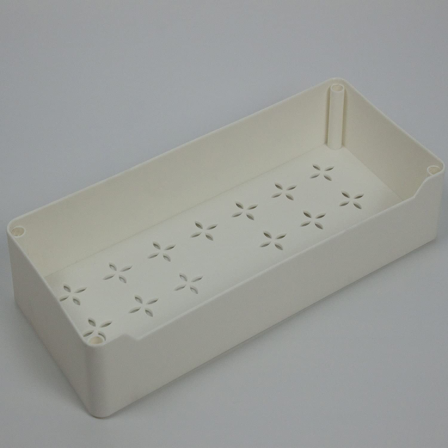 Estante organizador de ducha de 4 niveles de 12.59 x 5.51 x 30.71 pulgadas, estante de plástico para almacenamiento de ducha y cocina (blanco)
