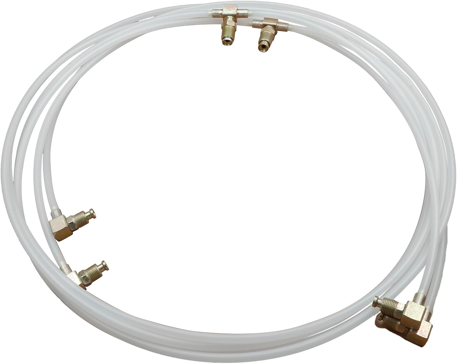 2 Pack Convertible Power Top Hydraulic Fluid Hose Lines &amp; Fittings Plastic Hoses Compatible With 1996-2006 Chrysler Sebring Convertible Top Hose Set