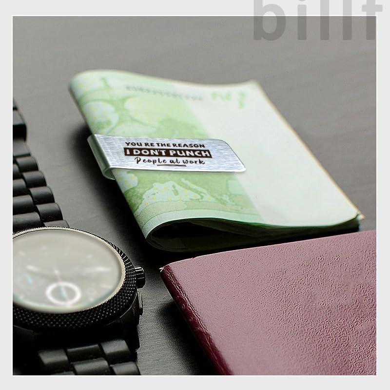Money Clip for Coworker Leaving Gifts for Women Men Going Away Gifts for Coworkers Women Men Colleague Friendship Gifts for Work Bestie Birthday Gift for Work Friend Funny Cash Clip for Boss Leader3