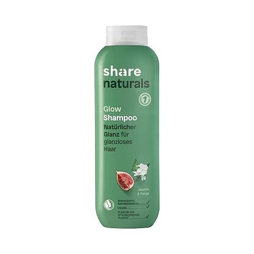 share naturals Shampoo Glow 250 ml – Haarshampoo spendet ein