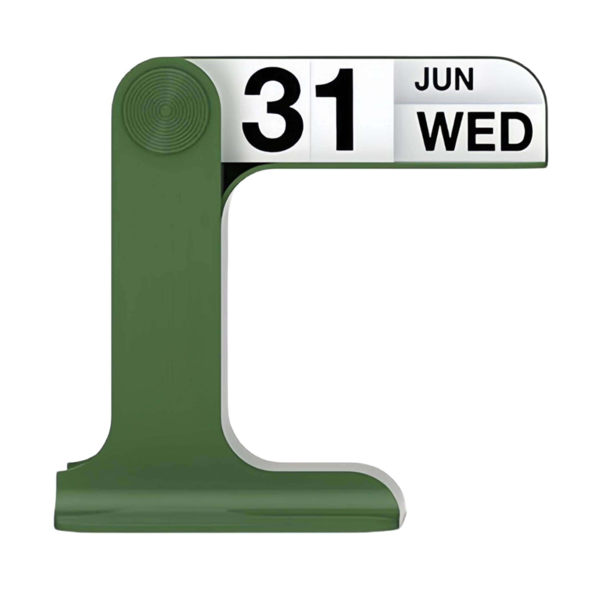 ZGantrix Flip Perpetual Calendar, Desk Calendar 2024-2025 For Daily Office Home Decor Desk Ornament Desk Accessories Home Office Decor Monthly Weekly Daily Desktop Perpetual Calendar (Green)
