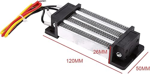 Miniatura 9 de Calentadores PTC 200w DC 12V aislamiento eléctrico de cerámica 158.0 F - 428.0 F termostático de alta potencia para unidades de aire acondicionado,