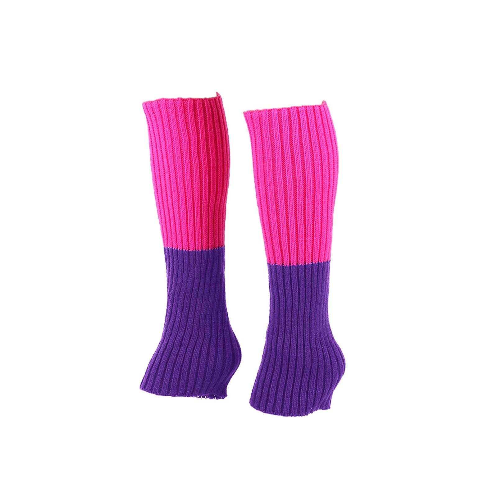 Leg Warmers for Women Girls 80s Ribbed Leg Warmer for Party Knitted Fall Winter Sports Socks Christmas Socks