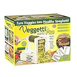 Veggetti Pro Table-Top Spiralizer, Quickly Spiral Slice Vegetables into Healthy Veggie Pasta