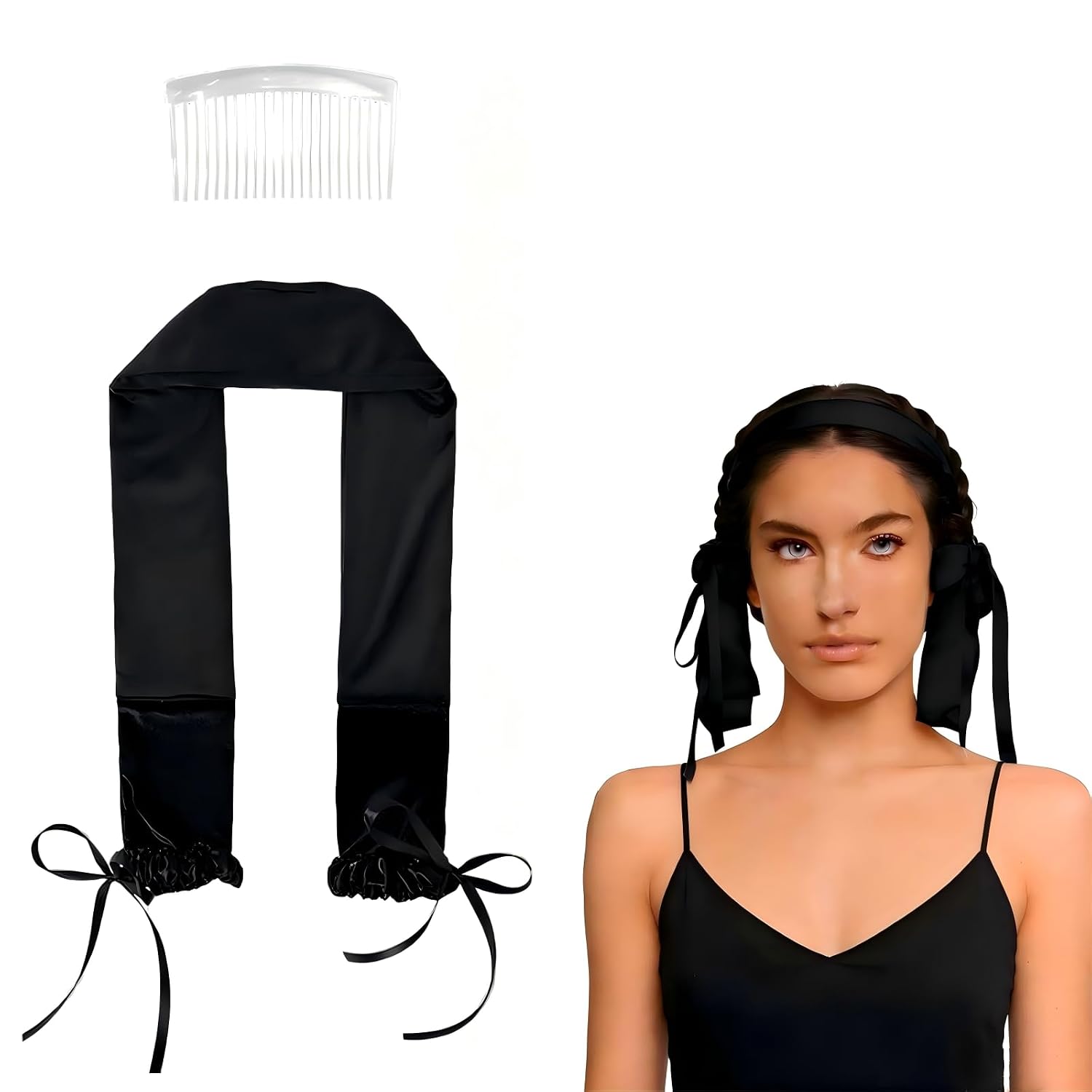 Curling Tie Heatless Hair Curlers for Overnight Curls