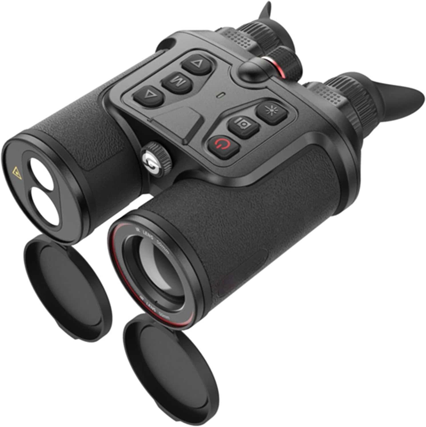 Thermal Imaging Binocular, 400x300 Handheld Digital Night Vision Telescope 35 mm Lens 16G TF Card, with Electronic Compass and APP-Video Recording 50HZ, 2.3X-9.2X for Hunting Bird Watching