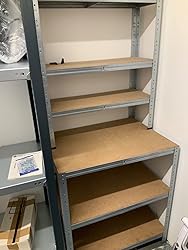 shelfplaza® 190x100x60cm Home Werkbank Regal Schwerlast weiß mit 6 Böden à 145kg Tragkraft/Metall Schwerlast Steckregal Schwerlastregal Stufenregal Metall Regalsystem/Regale Lagerregale