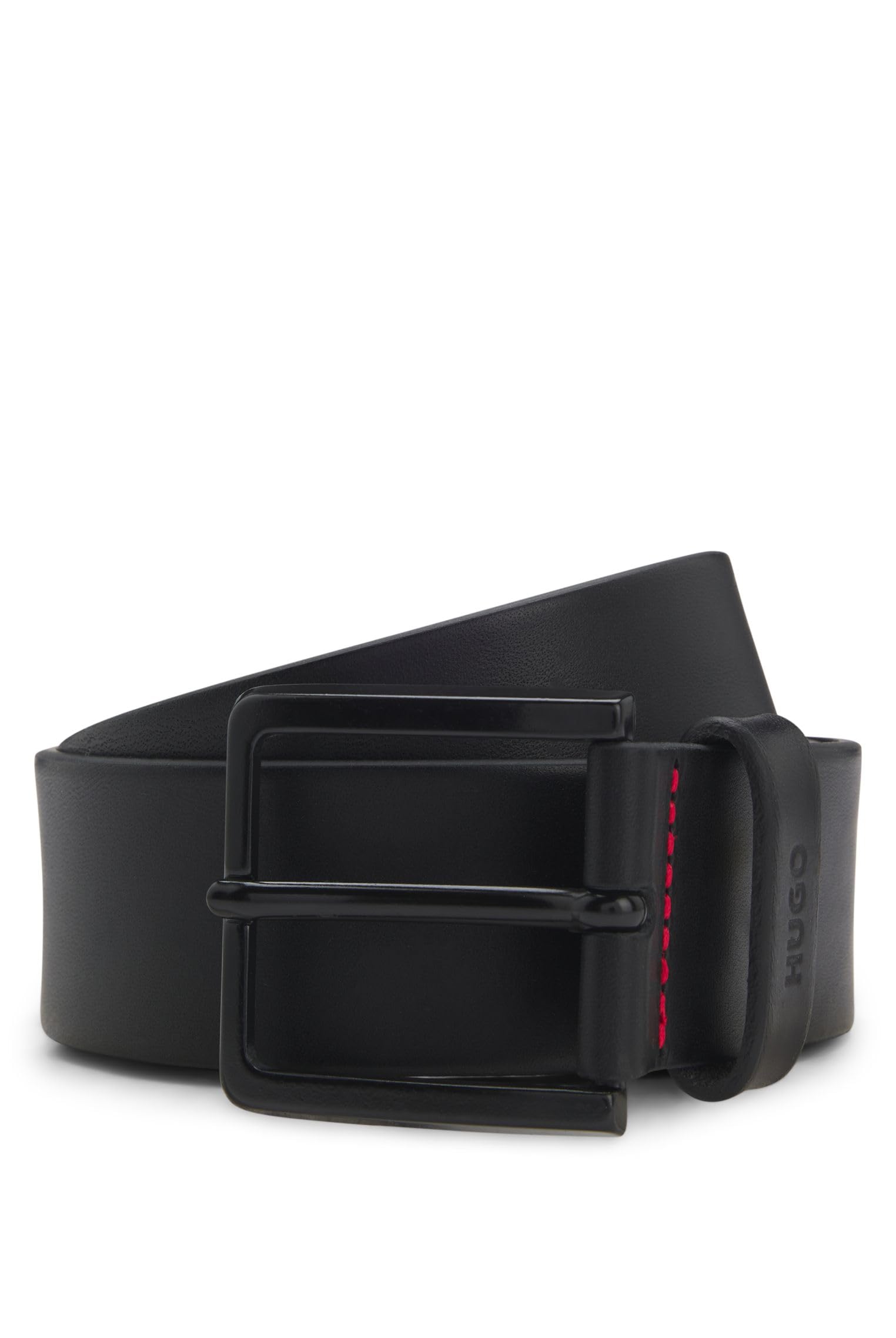 Hugo Men's Black (Black 001) Gionio_sz40 Belt, 42 (Manufacturer Size: 95)