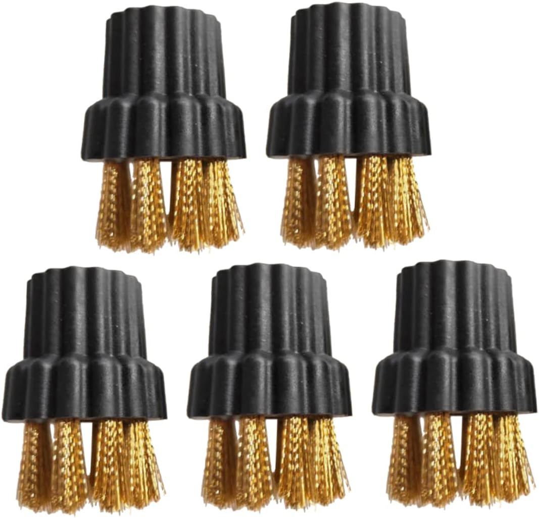 Gogogmee 5pcs Multipurpose Machine Brush Head Grill Steam