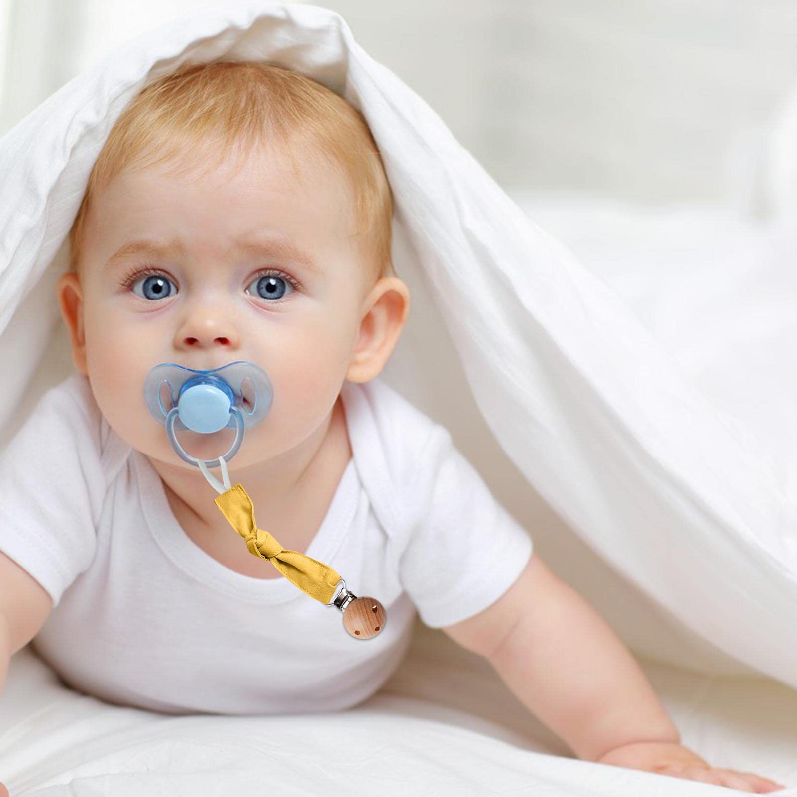 Clip Portaciuccio Per Bambini - Guinzaglio Regolabile, Design Carino, Antiperdita Per Passeggini - Foto 14