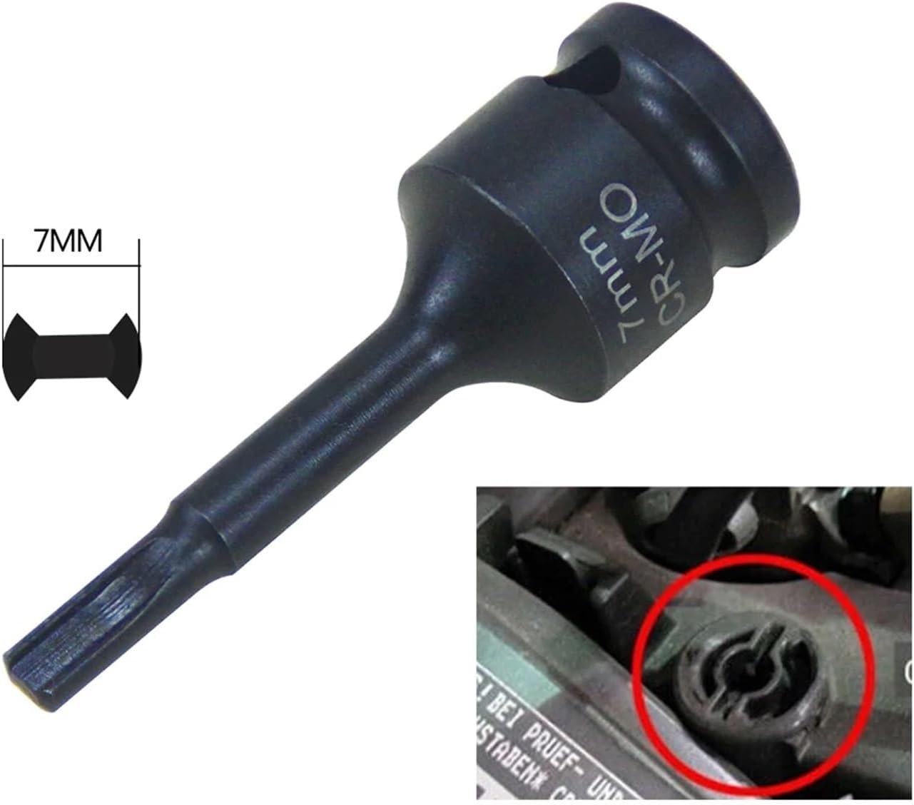 12 Pc Impact Brake Caliper Special Socket Set Compatible Compatible with VW Porsche Benz BMW 1/2" Square Drive(17pcs)