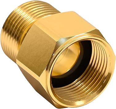 TOOLCY Pressure Washer Couplers, M22-14mm Female Thread to M22-15mm Male Fitting,Pressure Washer Adapter, 4000 PSI