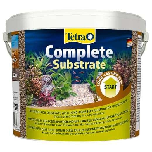 Tetra Complete Substrate - nährstoffreicher Bodengrund mit Langzeit-Dünger für gesunde Pflanzen, zur Neueinrichtung des Aquariums (Substratschicht unter dem Kies), 5 kg Eimer