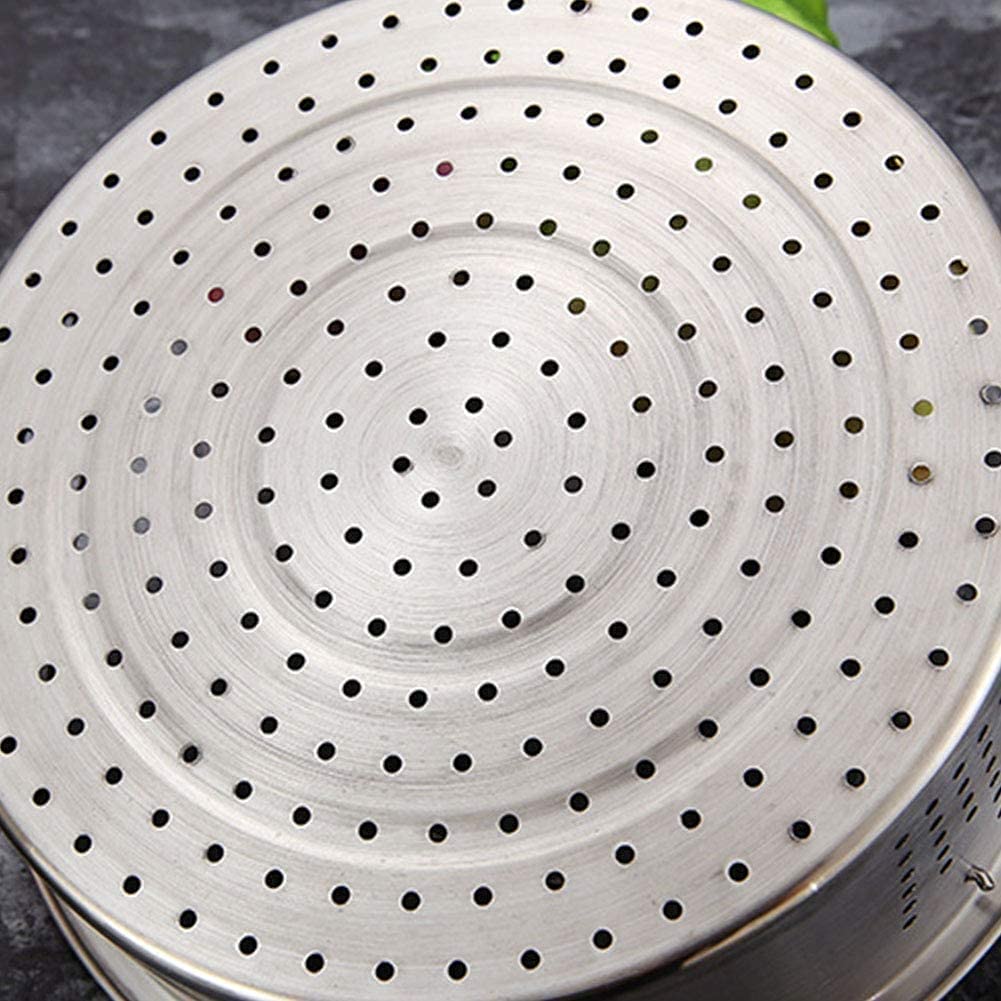 Generic - Cesta de acero inoxidable con soporte para vapor, juego de separación