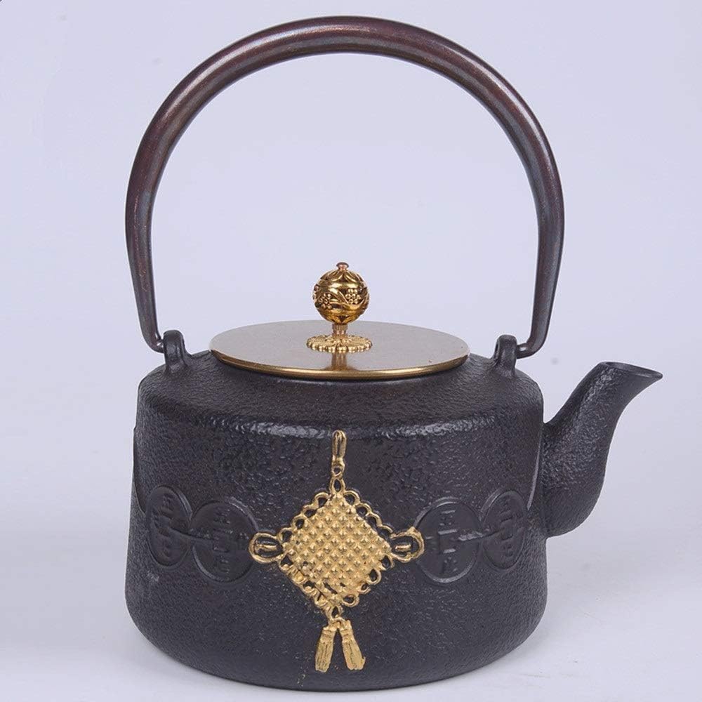 Chiny zestaw czajniczek zestaw do herbaty egzotyczne czajniki zdrowy czajniczek żelazny czajniczek chiński antyczny żeliwny czajniczek trwały żeliwo i czajniczek cieplejszy chiński węzeł wzór design