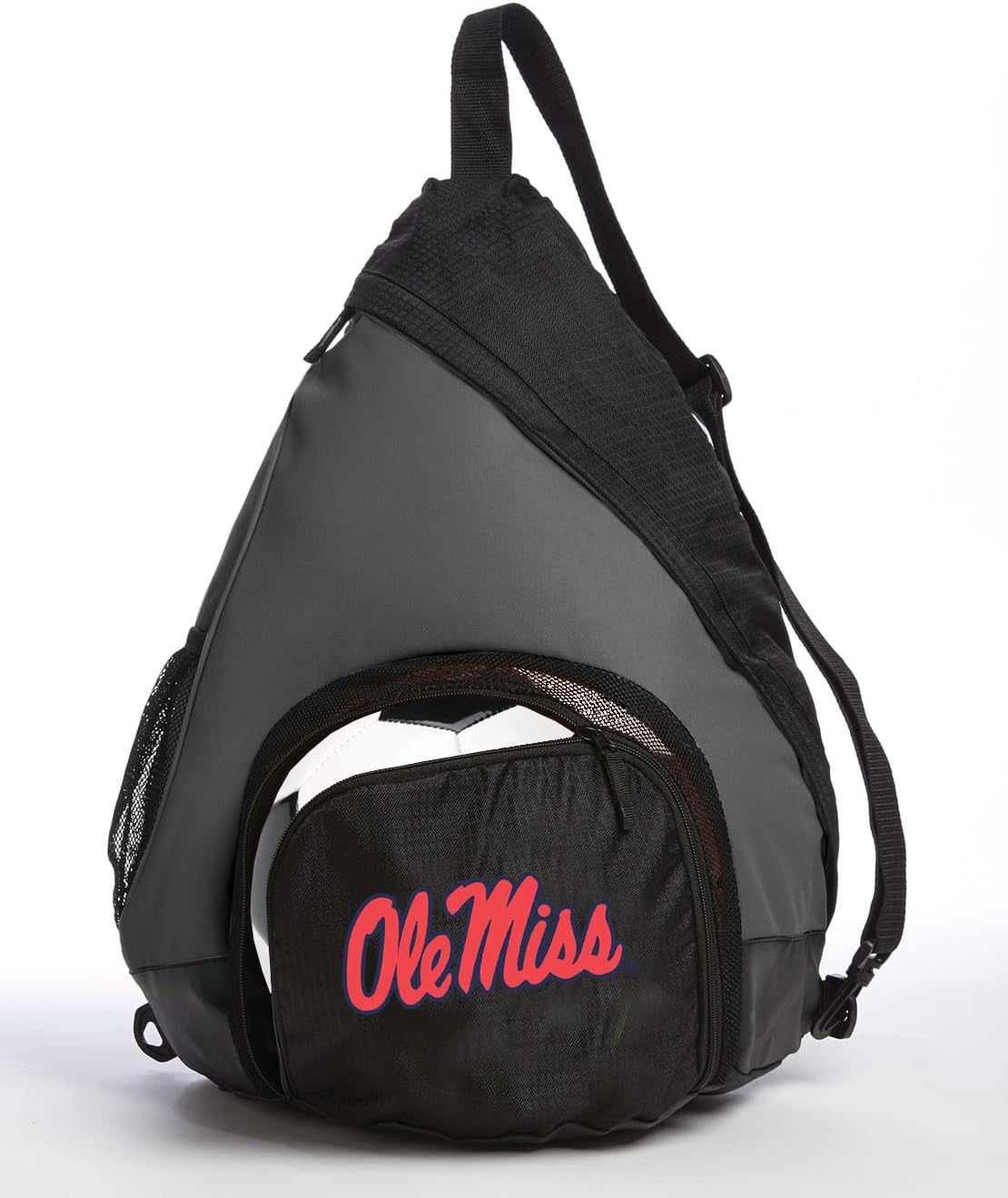 Broad Bay Ole Miss Backpack with Soccer Ball or Volleyball Bag University of Mississippi Sports Gear Compartment Practice Bag