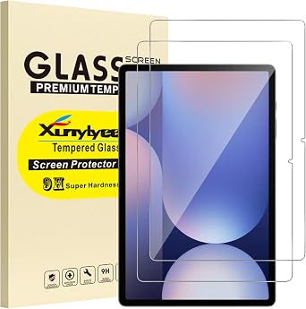 2 Pack Screen Protector for Samsung Galaxy Tab S10+ 12.4 inch | Tab S10 Plus/ S9 Plus/ S9 FE Plus 12.4" Tempered Glass Film 9H Hardness Bubble Free Easy Installation