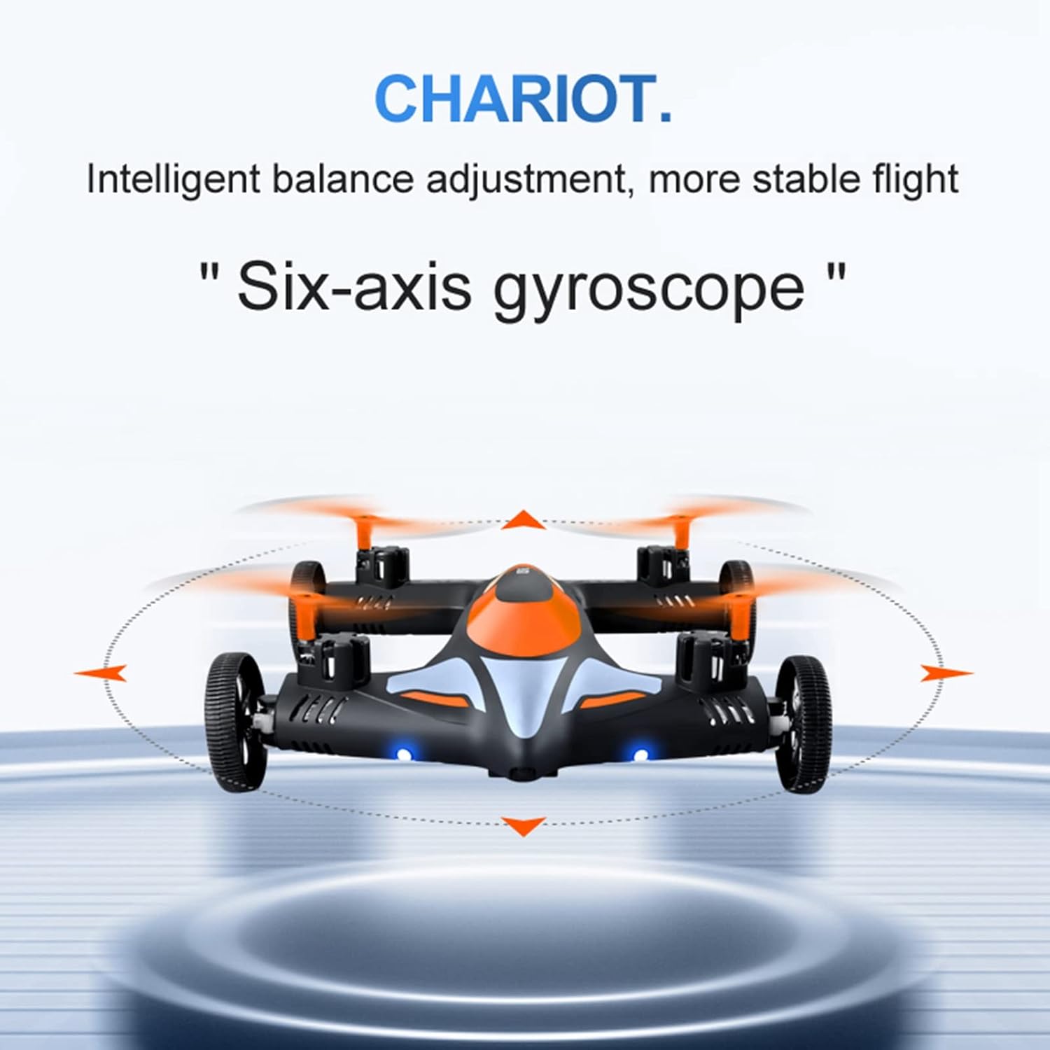 Land Air Aerial Drone with Camera Drone for Adult 360 Rolling