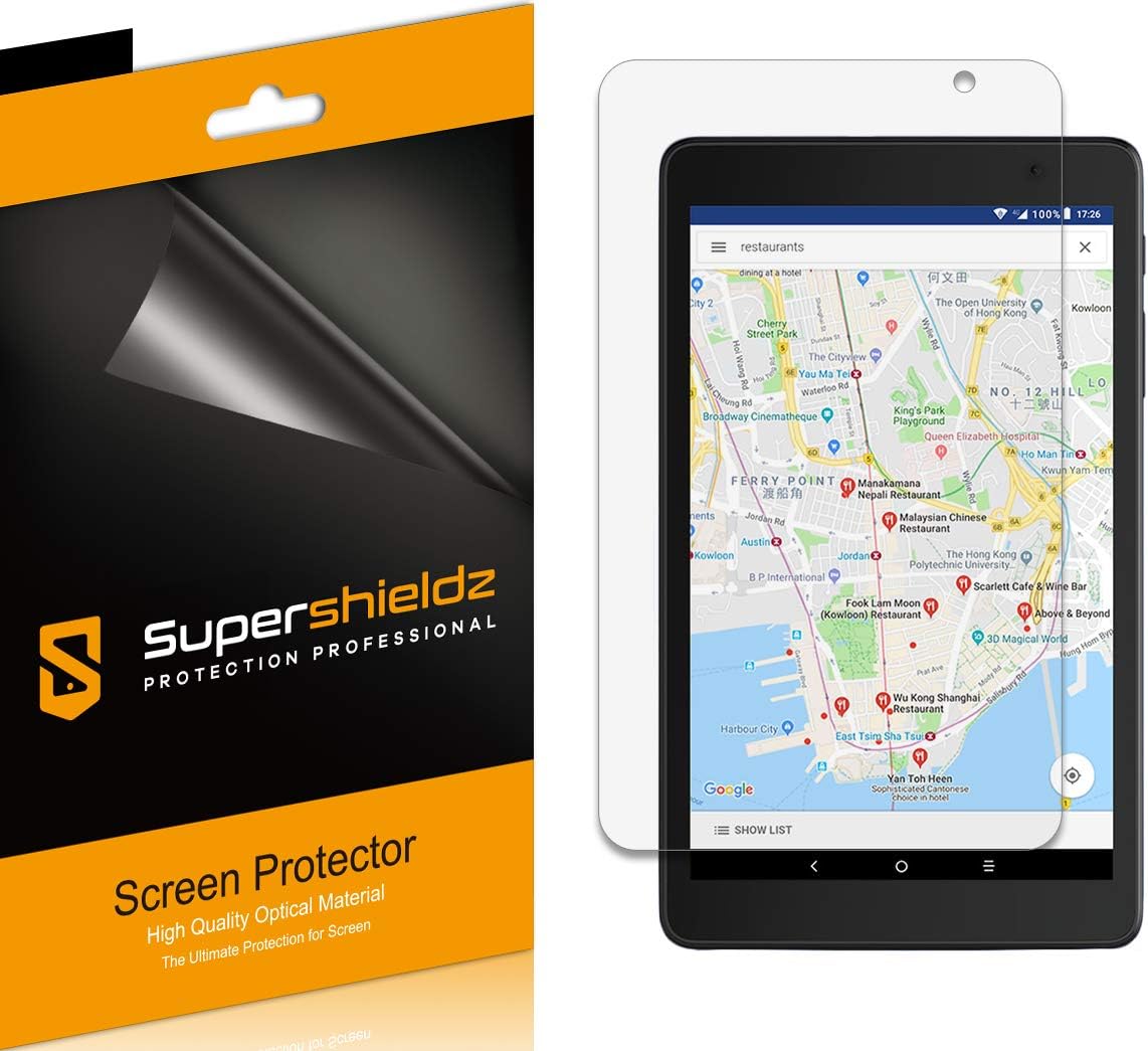 Supershieldz (3 Pack) Designed for Gateway 8 inch Tablet (GATA30812 Model Only) Screen Protector, High Definition Clear Shield (PET)
