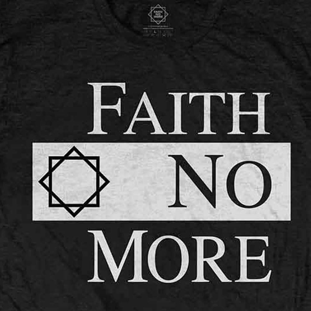 Faith No More Classic Band Logo T Shirt Size M Black