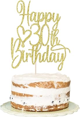 Topper de Pastel Feliz 30 Cumpleaños