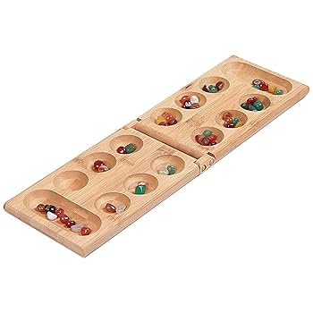 【毎週日曜値下中～】アフリカ　　マンカラ　ボードゲーム　コートジボアール Amazon | アフリカ マンカラ ボードゲーム |カラフルな天然石の