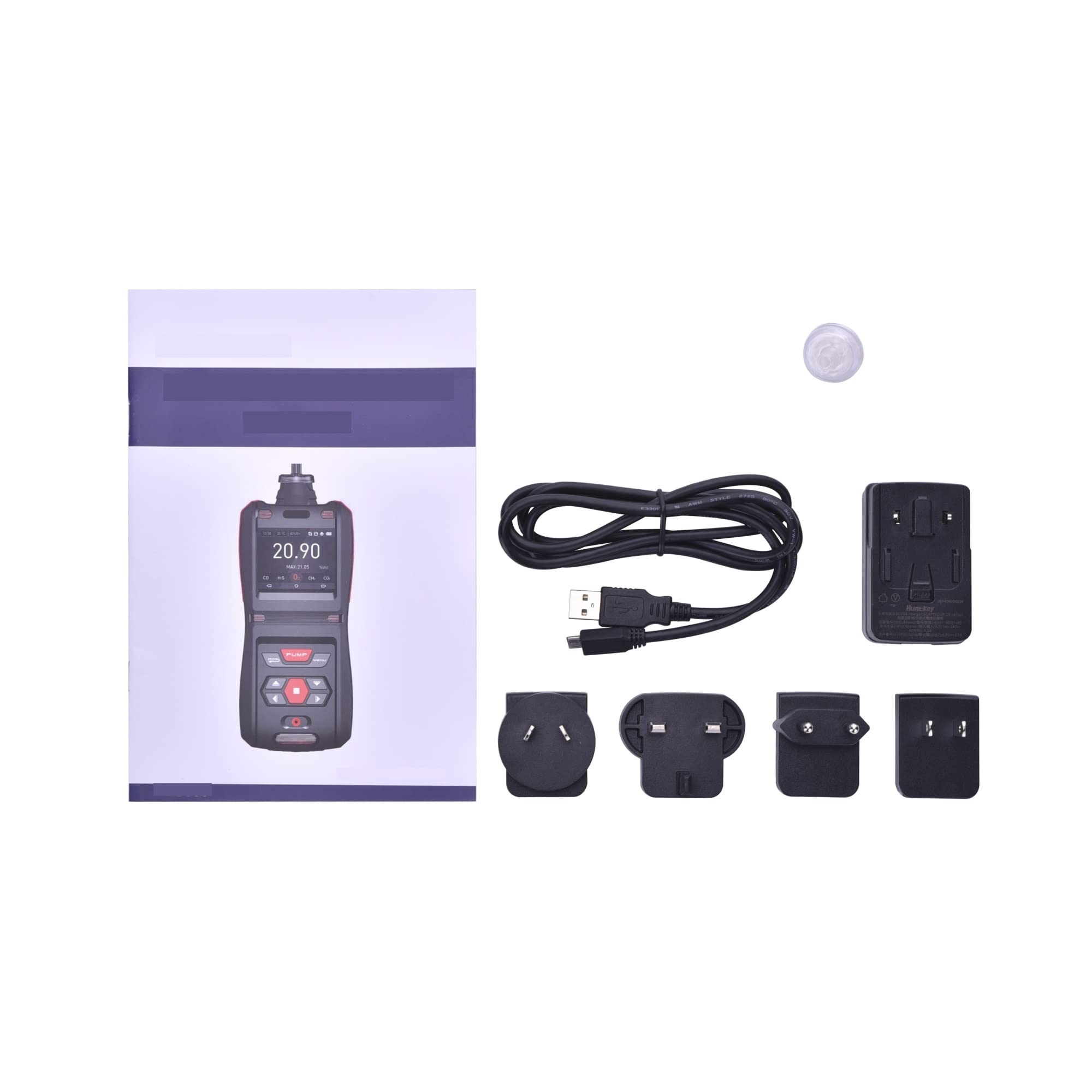 Detector de Gas, Alarma de Fuga de probador de pureza del probador de Gases de concentración de concentración de hidrógeno H2, succión de Bomba incorporada(0-40000ppm)