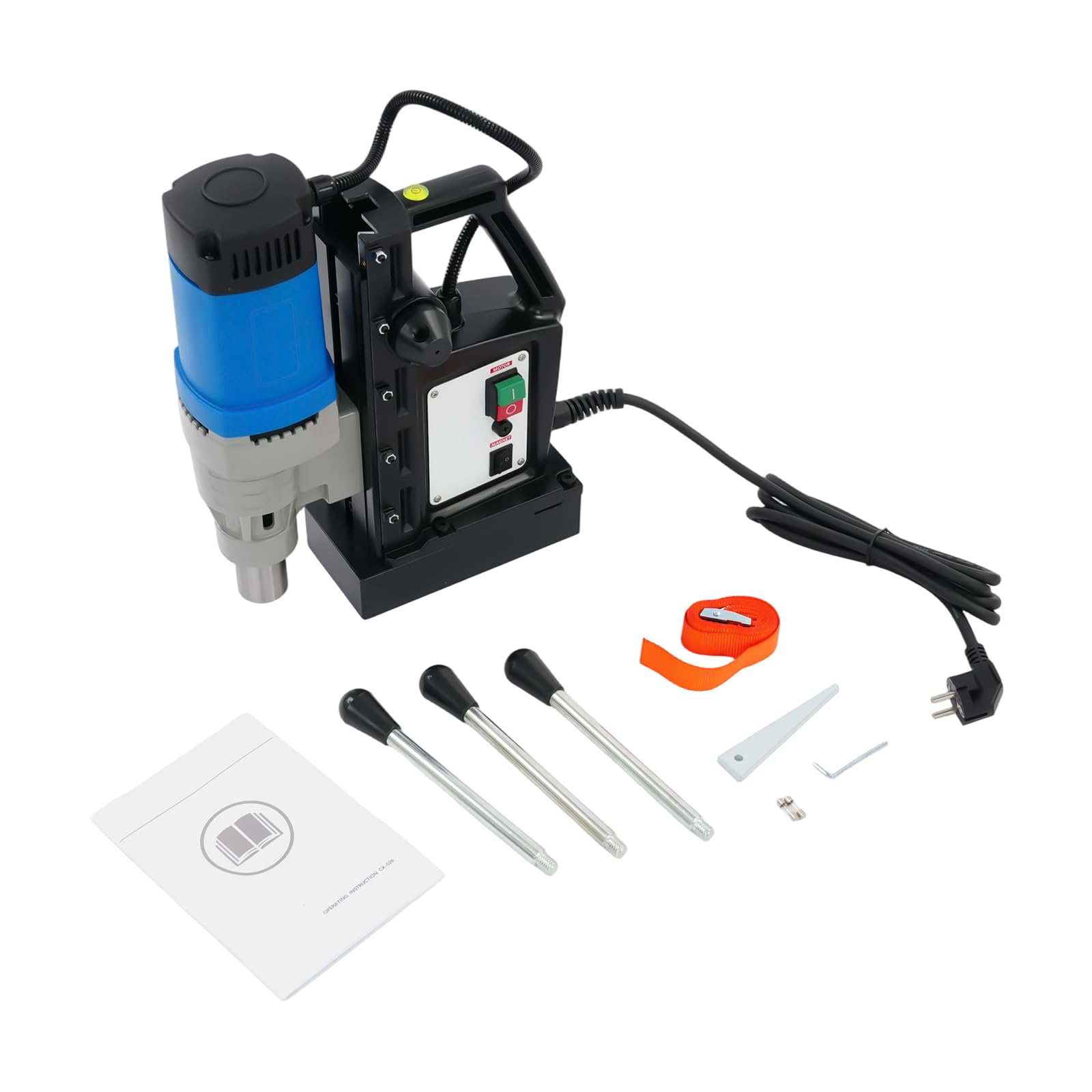 MT3 - Trapano magnetico da 1680 W, con nucleo magnetico, 1380 N, portatile, multiuso, professionale, trapano magnetico